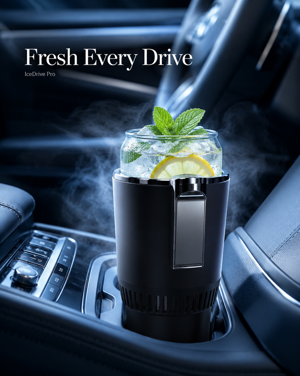 ❄️🔥 IceDrive Pro™ | Smart Car Cup Warmer & Cooler